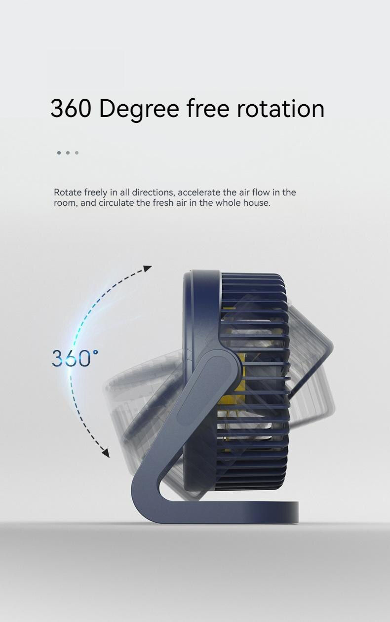 Thumbnail: 5 Inch USB Desktop Fan 360° (Member price 150:-) 