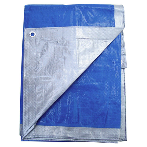 Silver & Blue Reversible Premium Tarp The Tarp Co.
