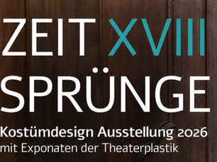 Ausstellung ZEITSPRÜNGE XVIII im September zurück im Palais