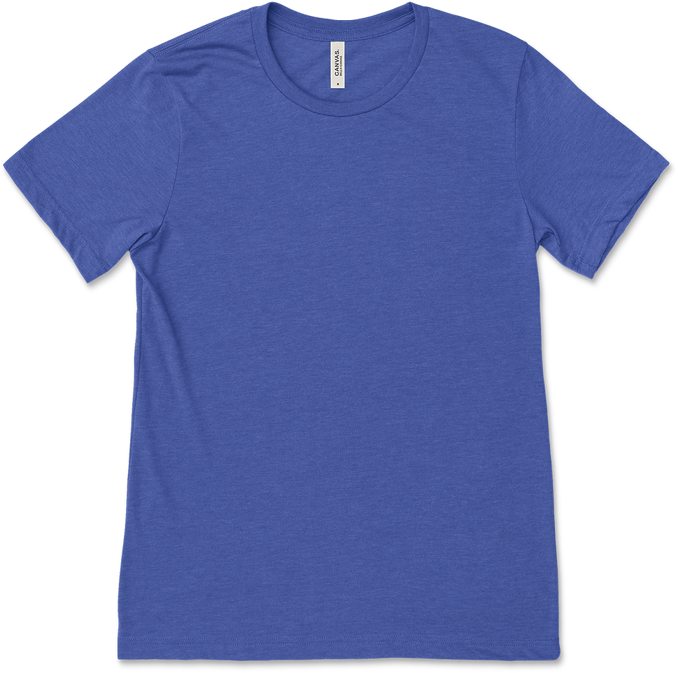 Solid True Royal Blend | Bella+Canvas 3001cvc