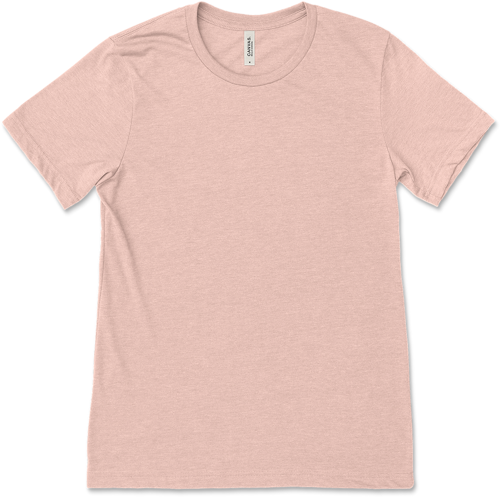 Heathre Prism Peach | Bella+Canvas 3001cvc