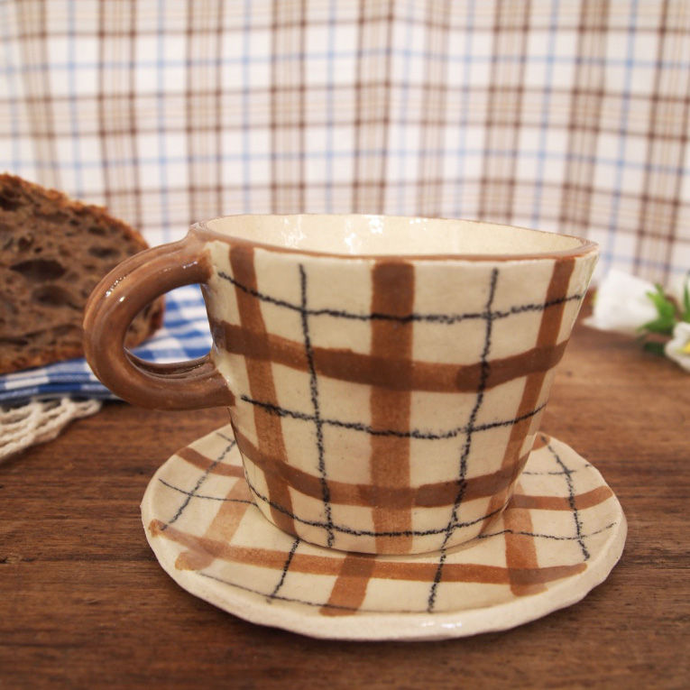 Miniature : Tasse tartan