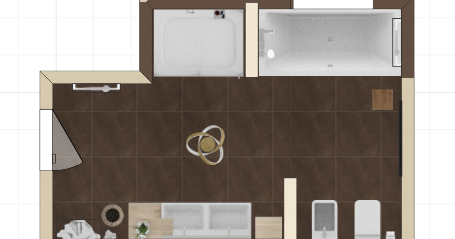 Main Bathroom Floor Plan