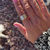 Thumbnail: MTO Sterling Silver Wide Hammered Tapered Band