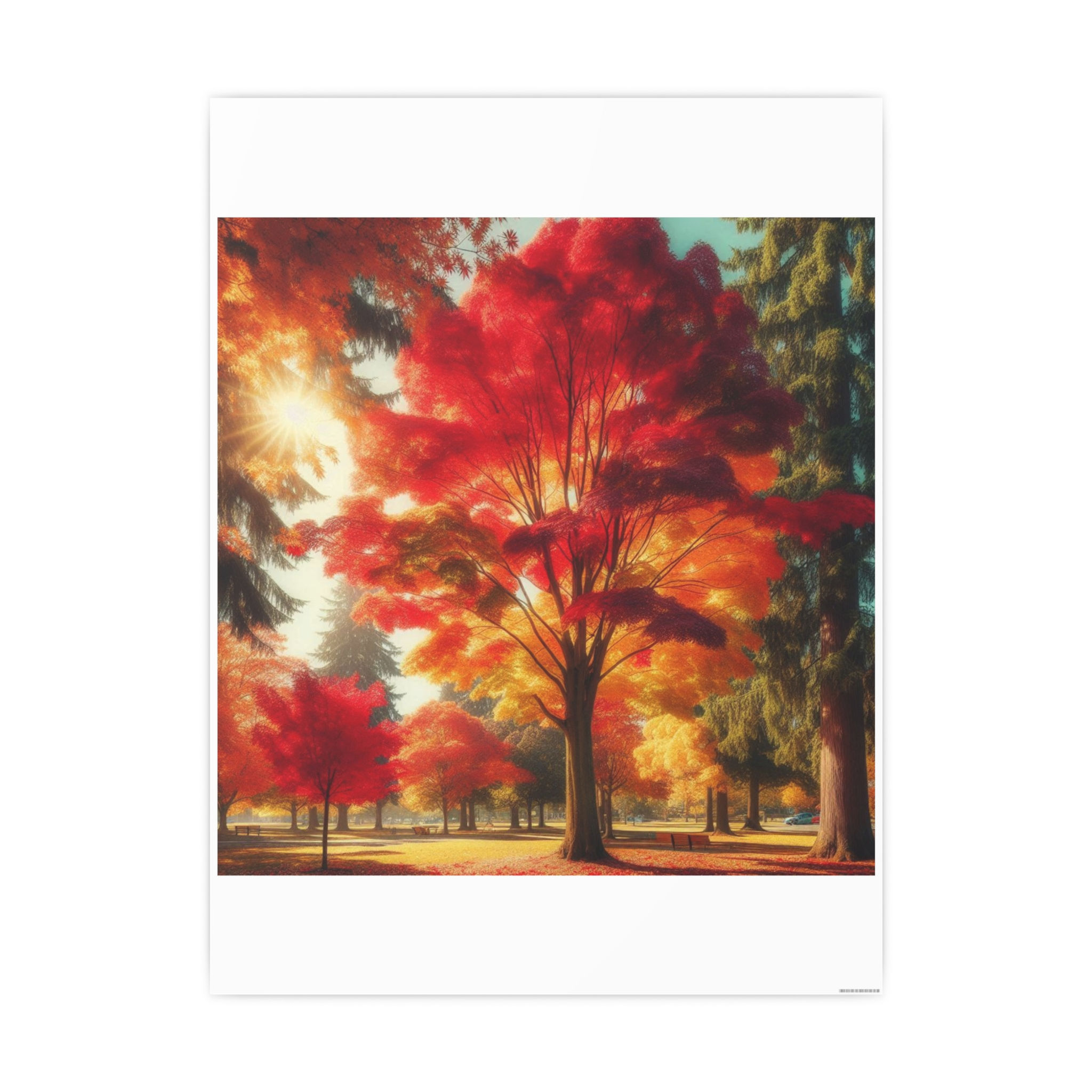 Fall Maple Afternoon - Vertical 18” x 24” -  JPY ¥9,817