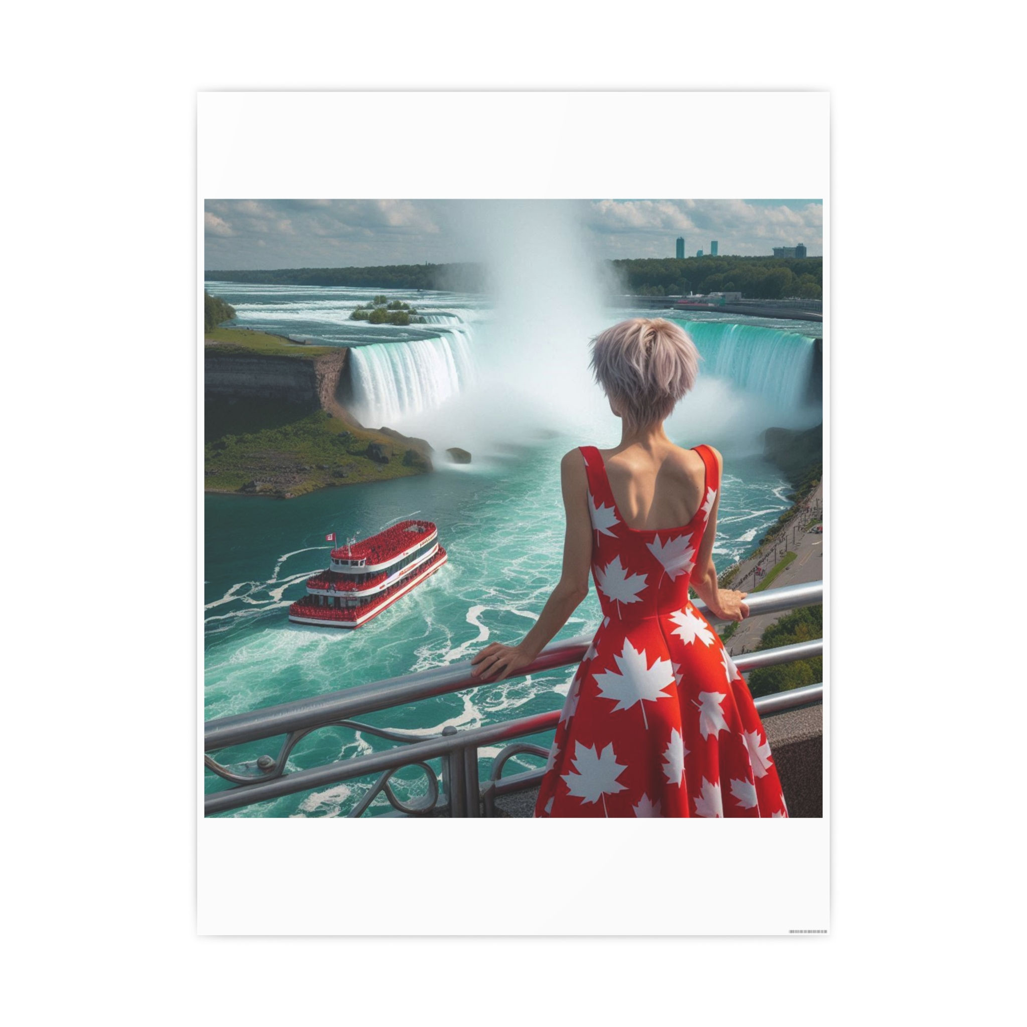 Red Mist - Vertical 18” x 24” - JPY ¥9,817