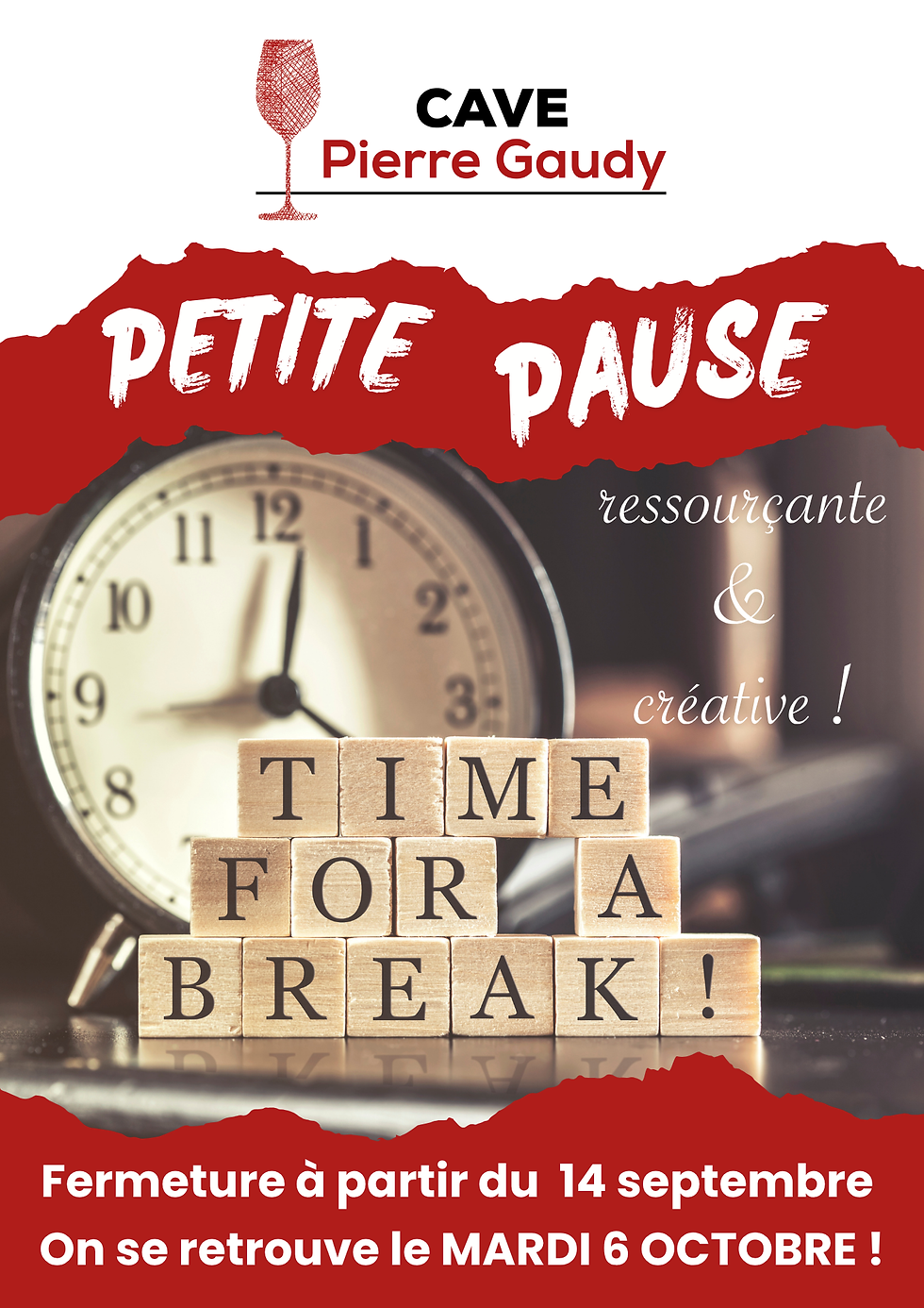 Cave P Gaudy - Pause septembre 2026 - La Grande Motte