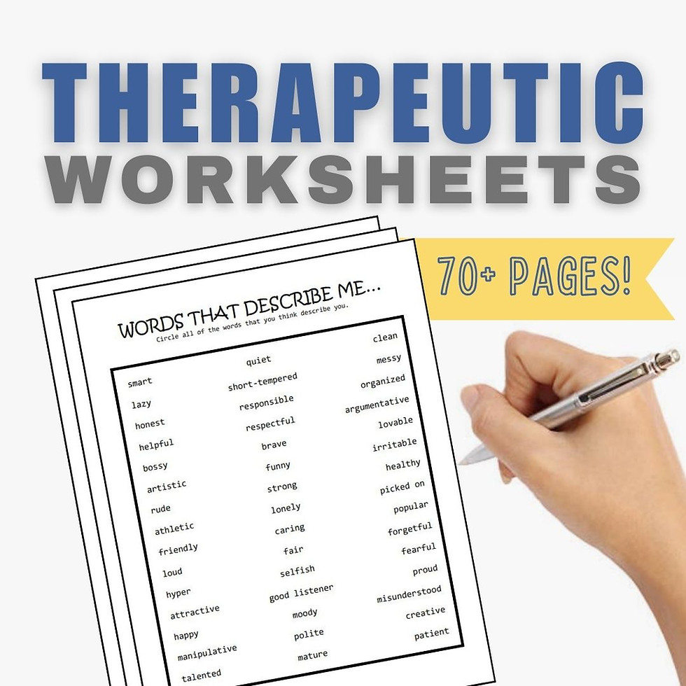 Thumbnail: Therapeutic Worksheets