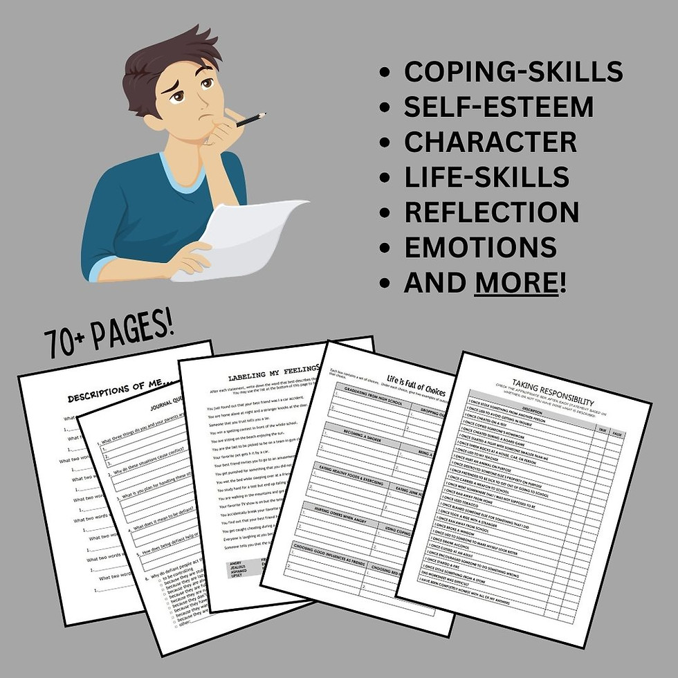 Thumbnail: Therapeutic Worksheets