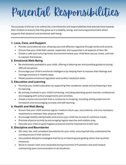 responsibilities of parents