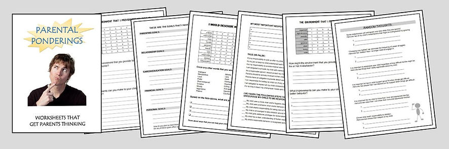 printable parenting worksheets