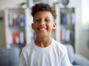 boy at a friend's house
