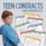 Thumbnail: Teen Behavior Contracts + BONUS!