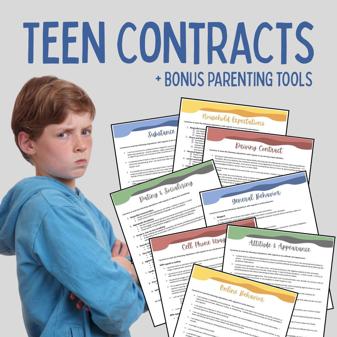Teen Behavior Contracts