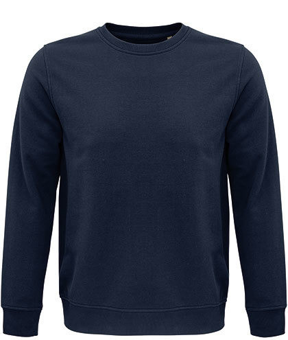 Dunkelblauer Sweatshirt, ideal für Freizeit
