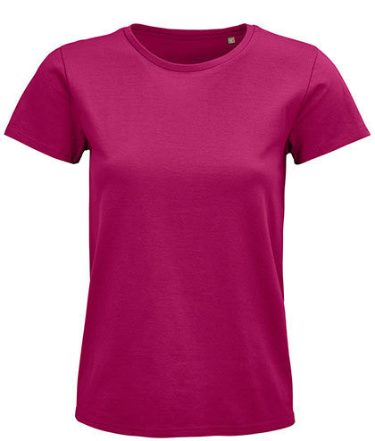 Pinkes Damen-T-Shirt, ideal für Druck