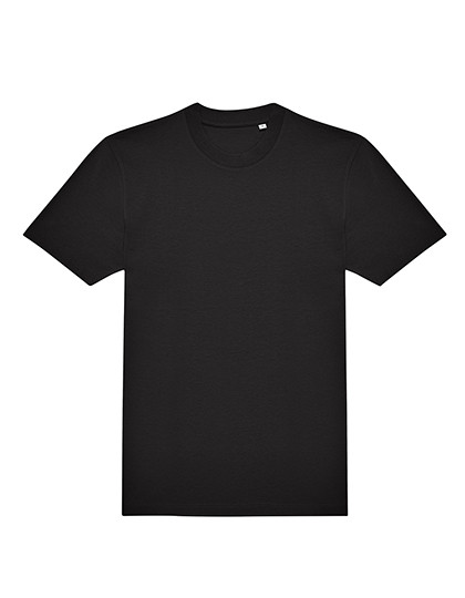Schwarzes Bio-Shirt, kurzärmelig, bequem