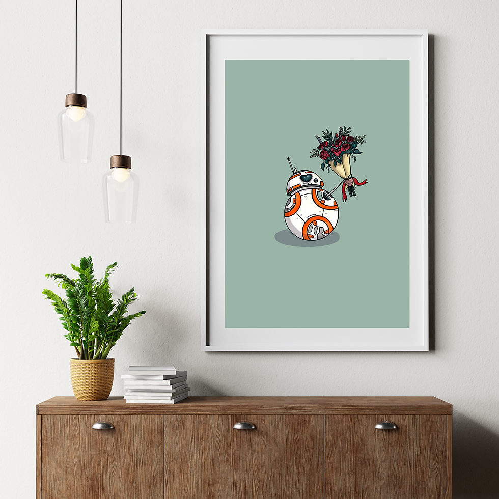 13x19 BB Mine | Star Wars Art Print
