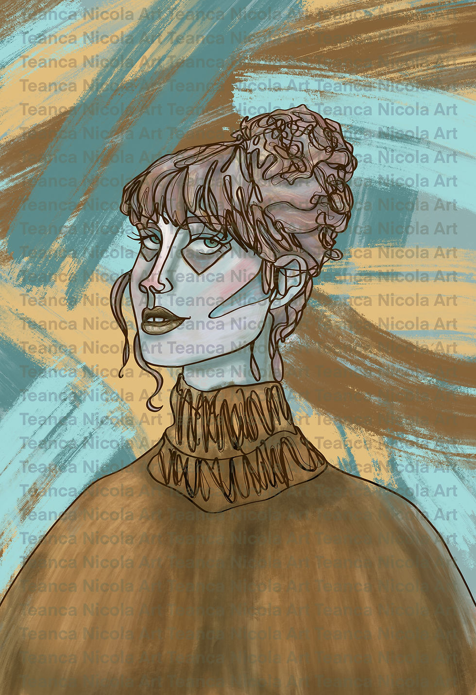 Thumbnail: I'm Blue Art Print