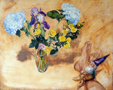 Summer Gnome, gnomes, gnome, still life