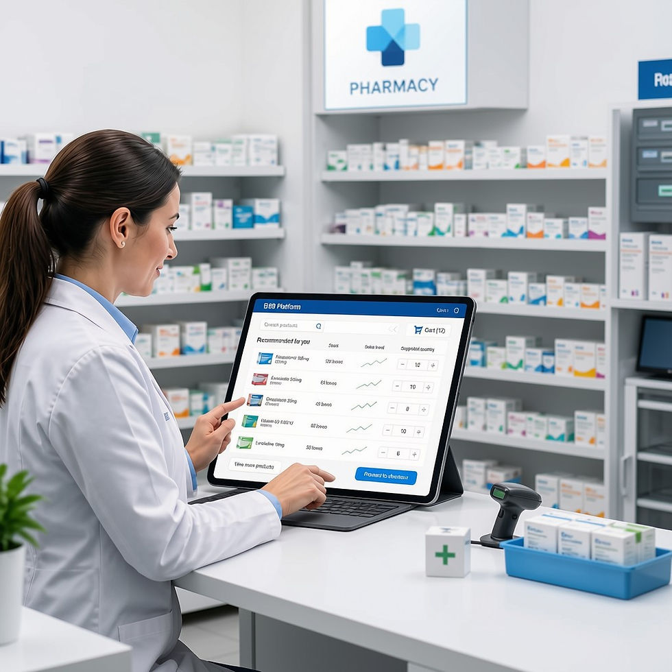 e-commerce B2B no setor farmacêutico