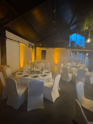 Salle mariage eclairage architectural personnalisé