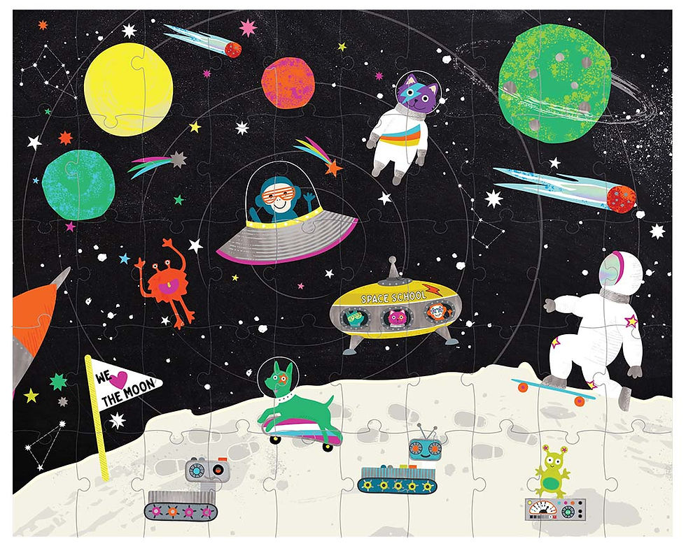 Thumbnail: Space 50 pc Magic Moving Puzzle