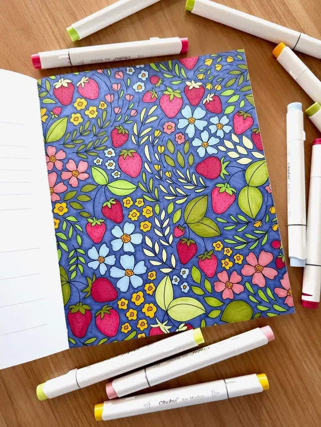 Thumbnail: Farmers Market Coloring Book