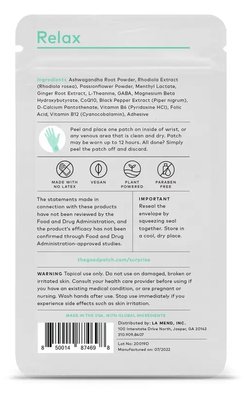 Thumbnail: Relax Wearable Wellness Patch
