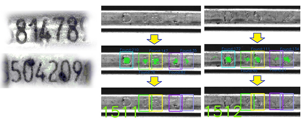AiOCR刻印文字読み取り