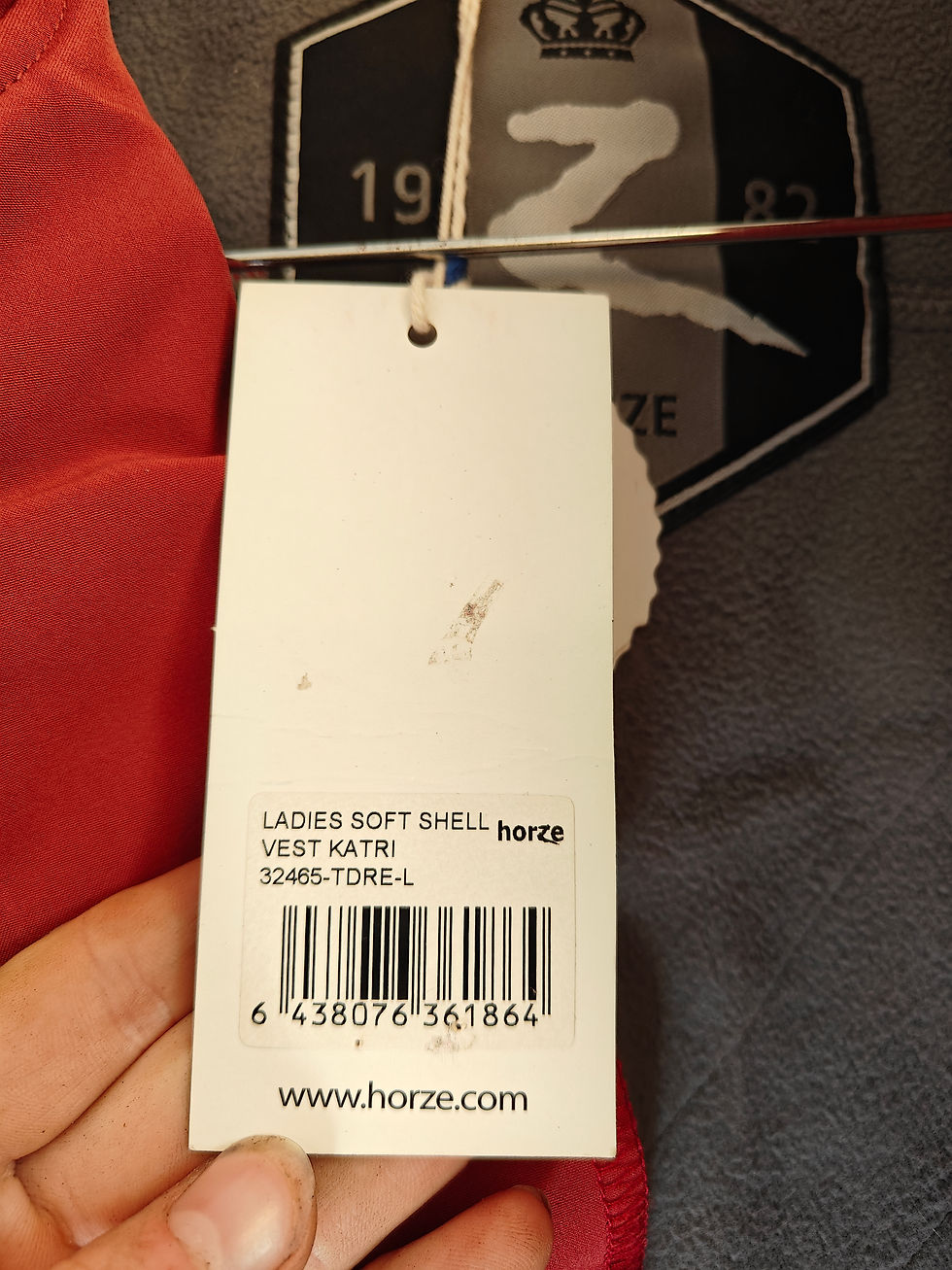 Pikkukuva: Horze soft shell liivi, koko L, vastaa M