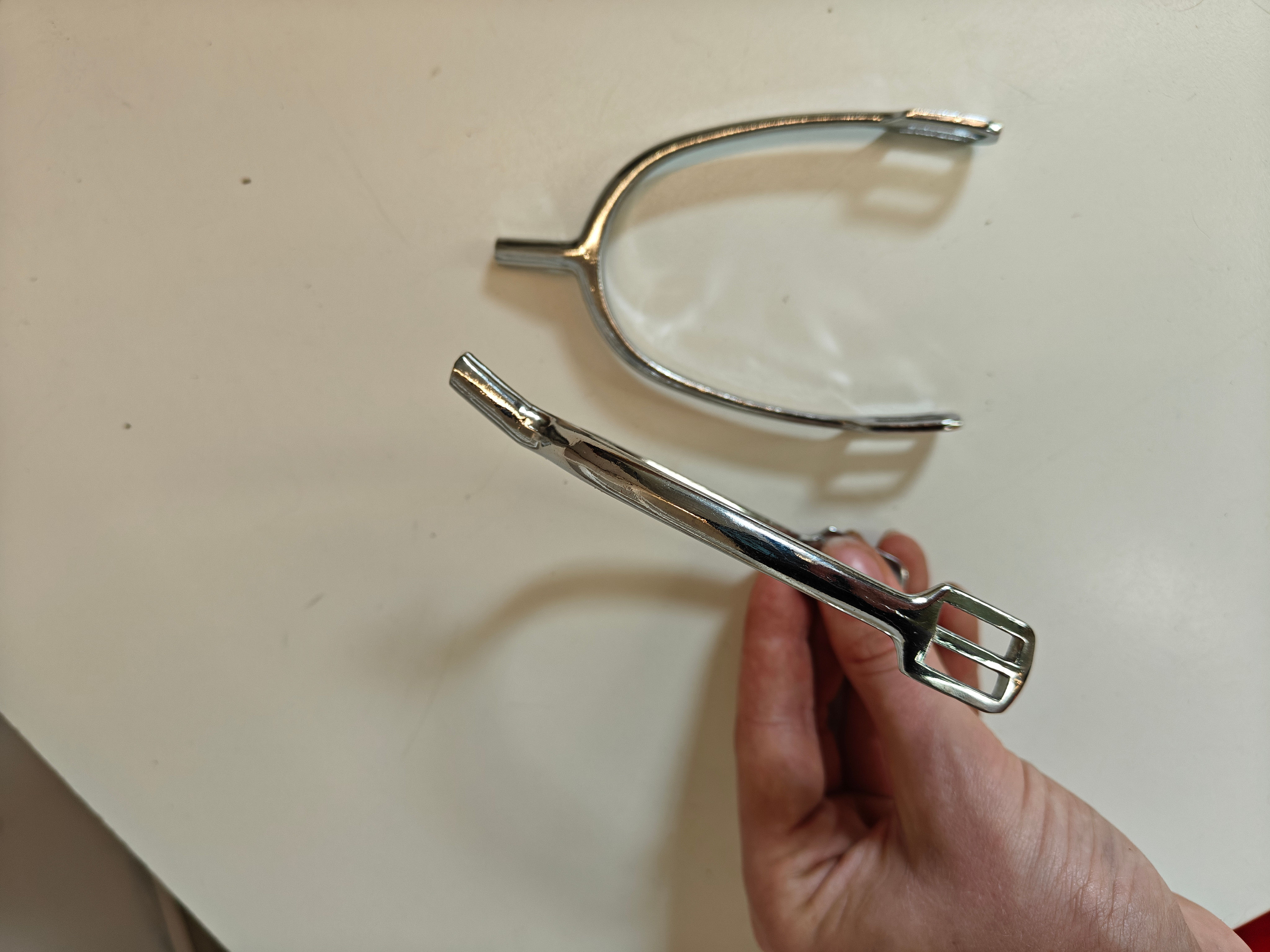 Poniratsastajan suorat kannukset, 20 mm