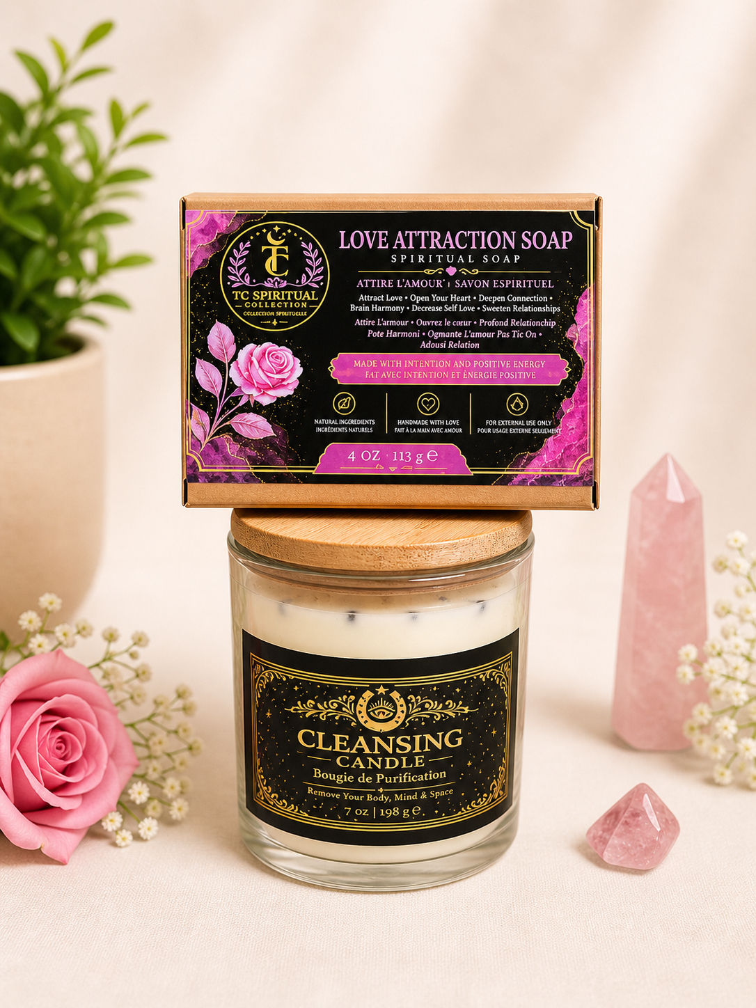 Love Attraction & Cleansing Ritual Set
