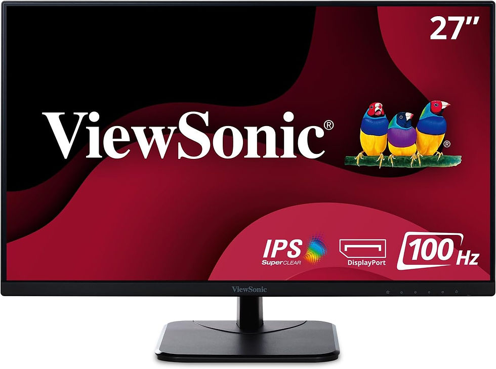 ViewSonic VA2756-MHD 27 Inch IPS 1080p Monitor with Ultra-Thin Bezels
