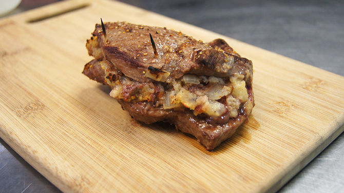 Stuffed Sirloin Steak