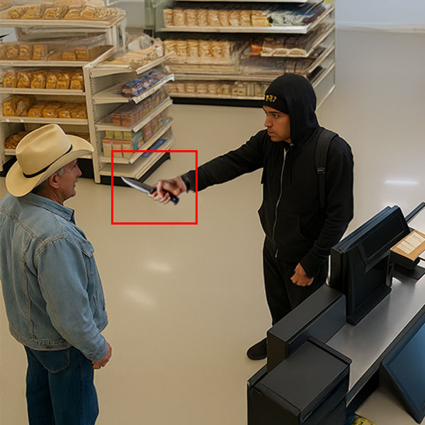 weapon detected