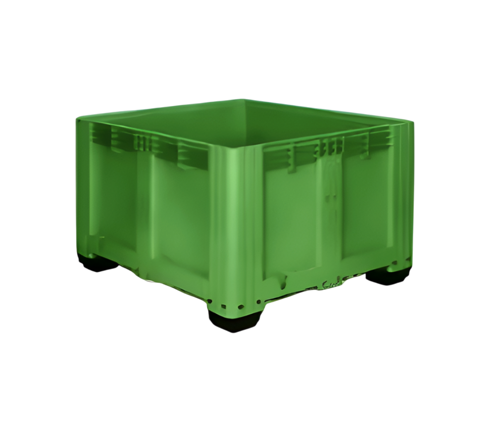 CONTENEDOR INDUSTRIAL DE PLÁSTICO 825- A 120 X 100 X 82.5 CM CON 4 PATAS