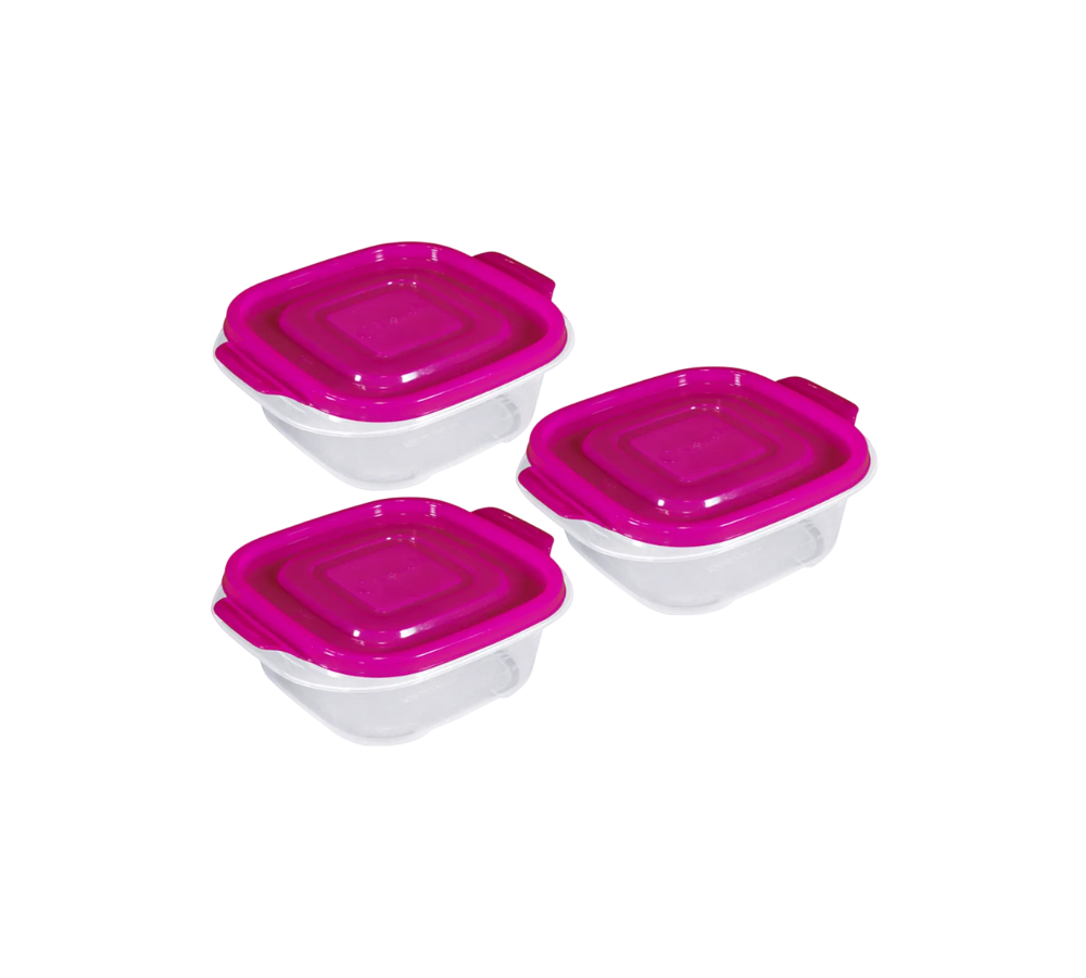 PAQUETE DE 3 TUPPER HERMÉTICO JS 700 ML