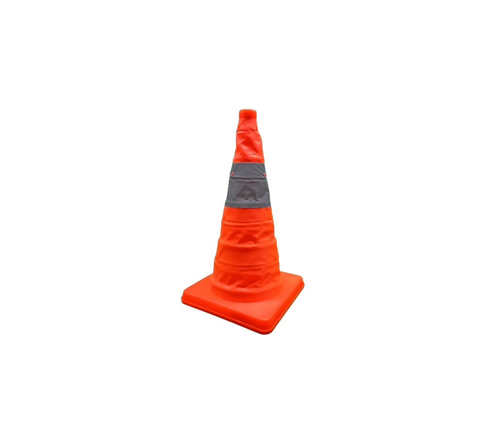 CONO PREVENTIVO PLEGABLE CON LUZ 45 CM