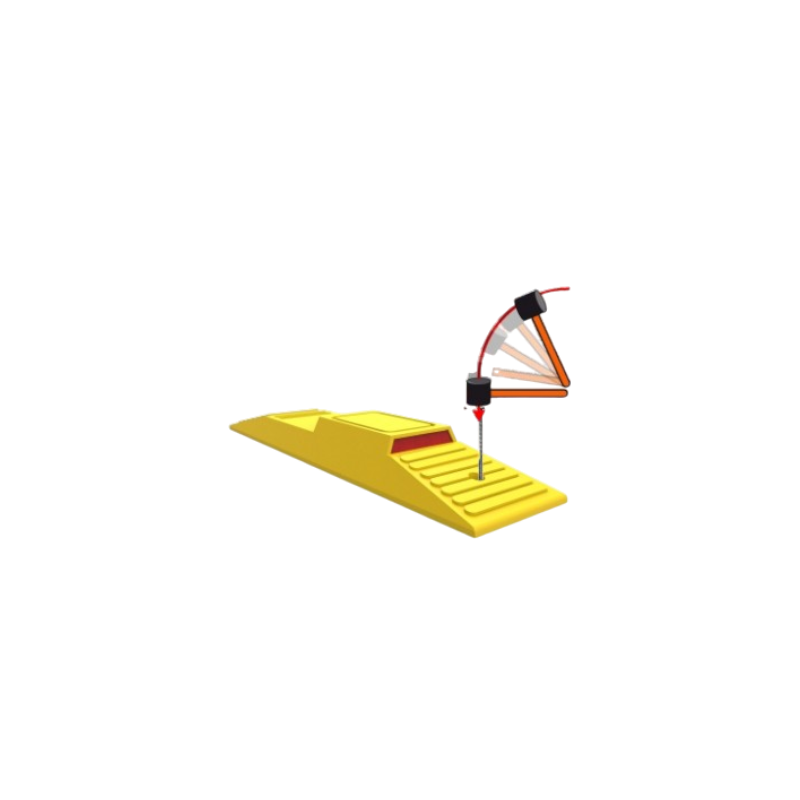 Miniatura: REDUCTOR DIVISOR DE CARRIL VIAL CON LUZ E HITO  120 X 28 12 CM