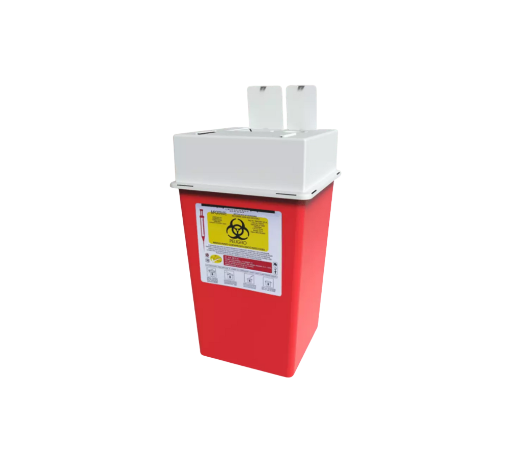 CONTENEDOR RPBI PARA PUNZOCORTANTES 4 L
