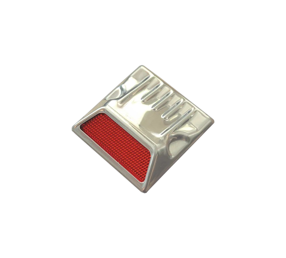 VIALETA VIAL LUX ACERO INOXIDABLE CON PERNO 10 X 10 X 2 CM