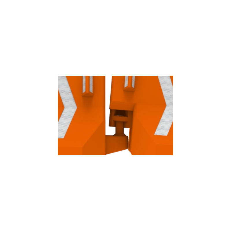 Miniatura: BARRERA VIAL MINI 100 X 50 X 78 CM  2 FLECHAS Y 2 CAPTAFAROS