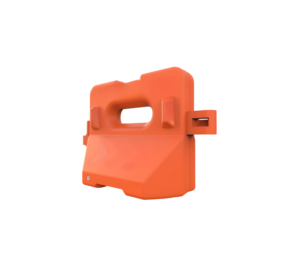 Miniatura: BARRERA HDPE 100 x 50 x 78 PARA SEÑALAMIENTO VIAL