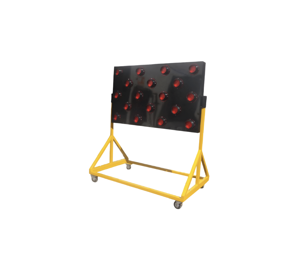 FLECHERO SOLAR CON 18 MÓDULOS LEDS