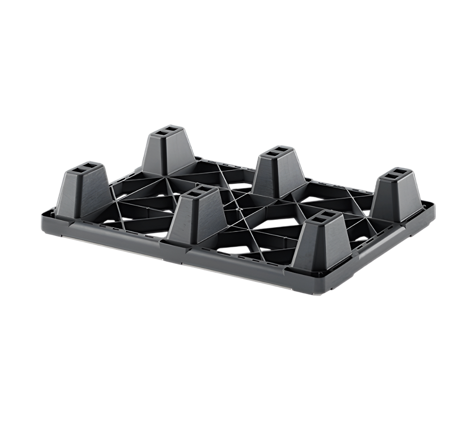 Miniatura: TARIMA PLÁSTICA CALADA 80 X 60 X 13.5 LIGERA PARA EXPORTACIÓN