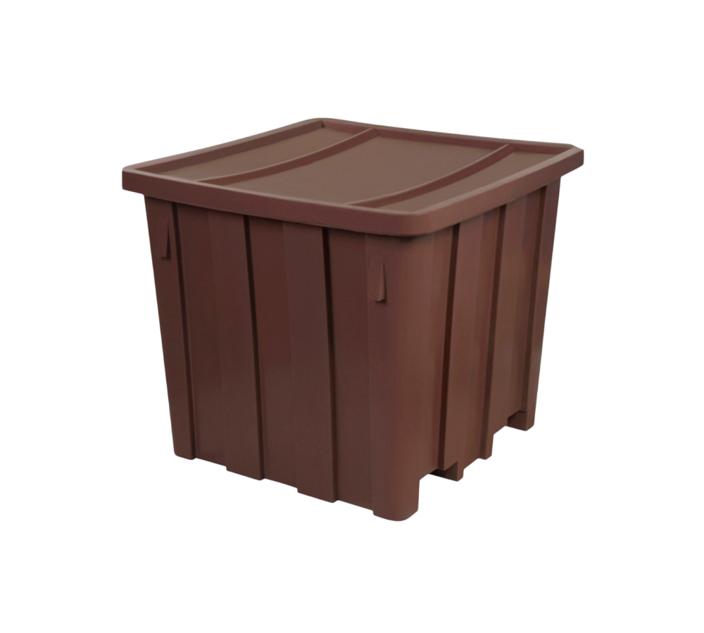 CONTENEDOR DE PLÁSTICO PARA BASURA VL 1500 L