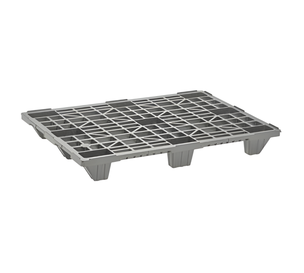 TARIMA PLÁSTICA ABIERTA 120 X 80 X 14 LIGERA PARA EXPORTACIÓN