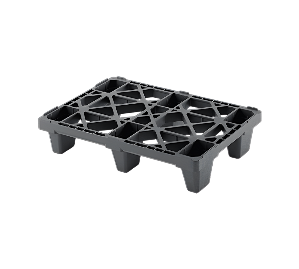 TARIMA PLÁSTICA CALADA 80 X 60 X 13.5 LIGERA PARA EXPORTACIÓN