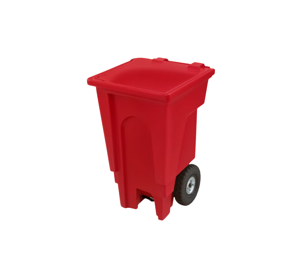CONTENEDOR DE PLÁSTICO PARA BASURA VL 360 L CON PEDAL